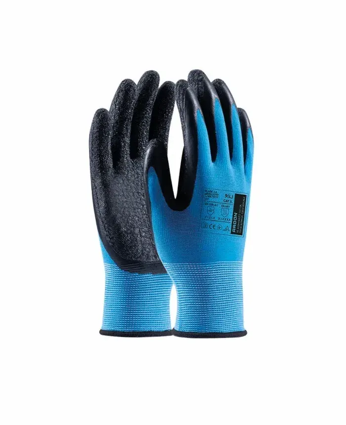 Mănuși de protecție din latex, Ardon BLADE, culoarea albastru
