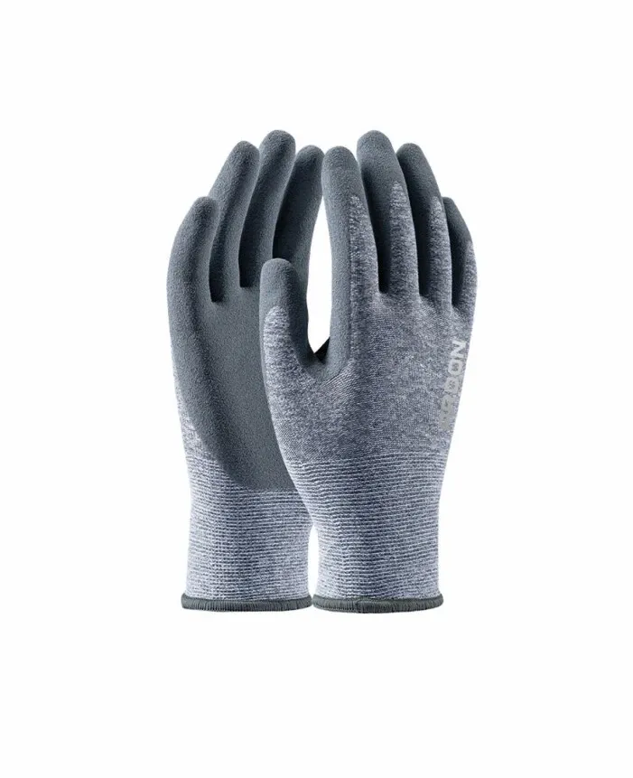 Manusi de protectie imersate in latex Nature Touch gri