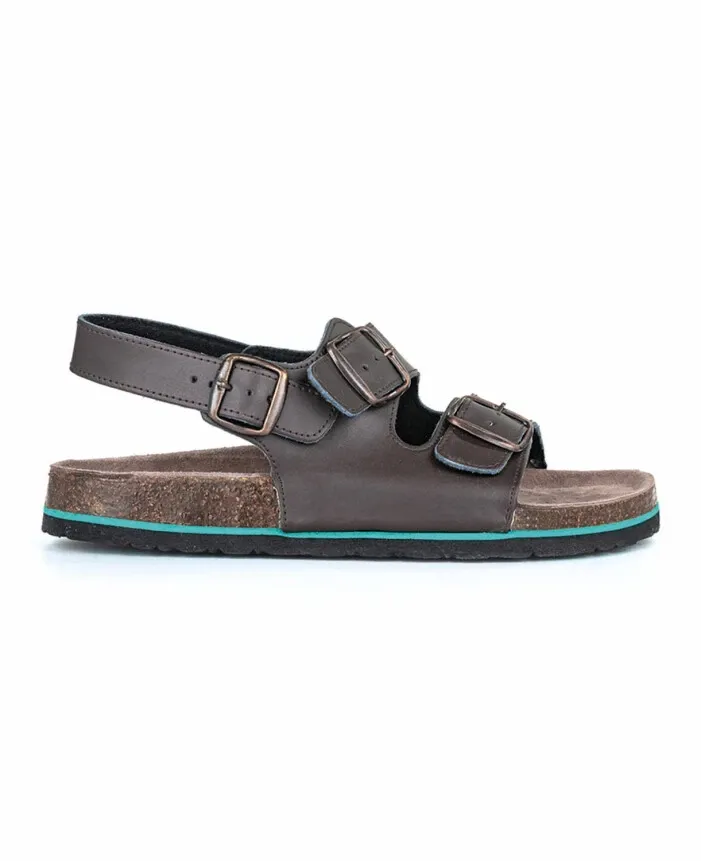 Sandale de vara cu bareta MERKUR - maro - pentru barbati