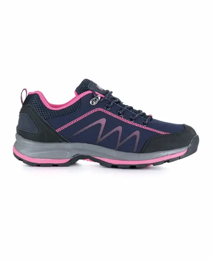 Pantofi outdoor pentru femei, din softshell, Ardon BLOOM BLM ROZ, culoarea bleumarin-roz