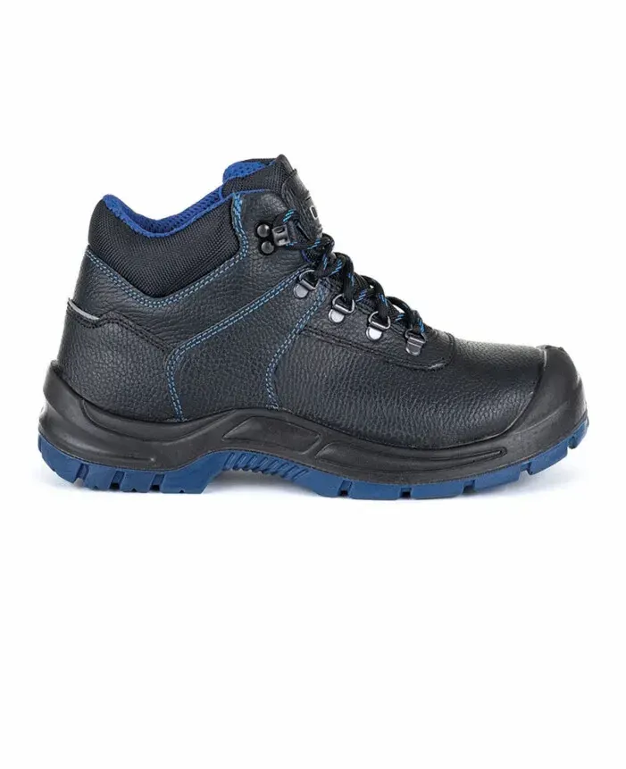 Bocanci de lucru fără bombeu, din piele, Ardon KING O1, SR FO, culoarea negru