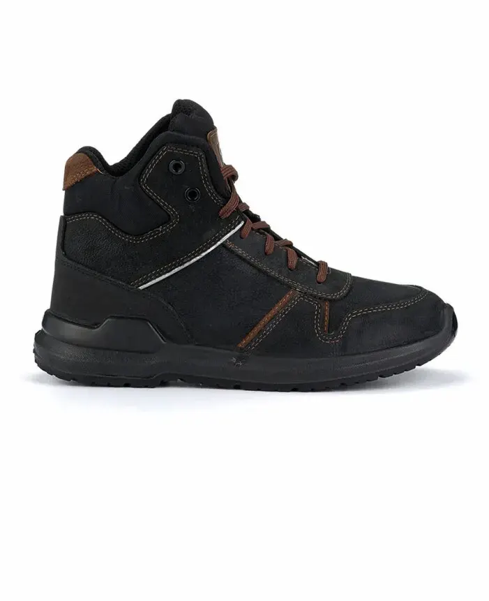 Bocanci de lucru fără bombeu, din piele naturală, Ardon MASTER O2, SR FO, culoarea negru
