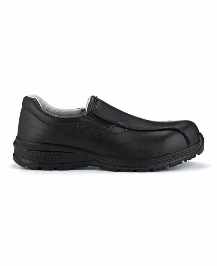 Mocasini de protecție cu bombeu compozit, Ardon BRUNI MOCASIN, S2 SRC, culoarea neagră