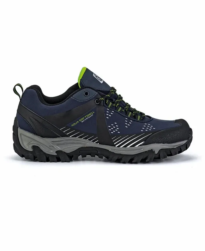 Pantofi trekking/outdoor FORCE NAVY - softshell