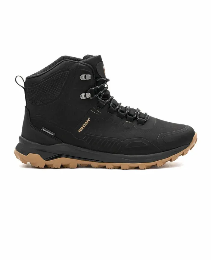 Bocanci de trekking/outdoor, impermeabili, din poliuretan și textil, Ardon ULTRITE GO, culoarea negru