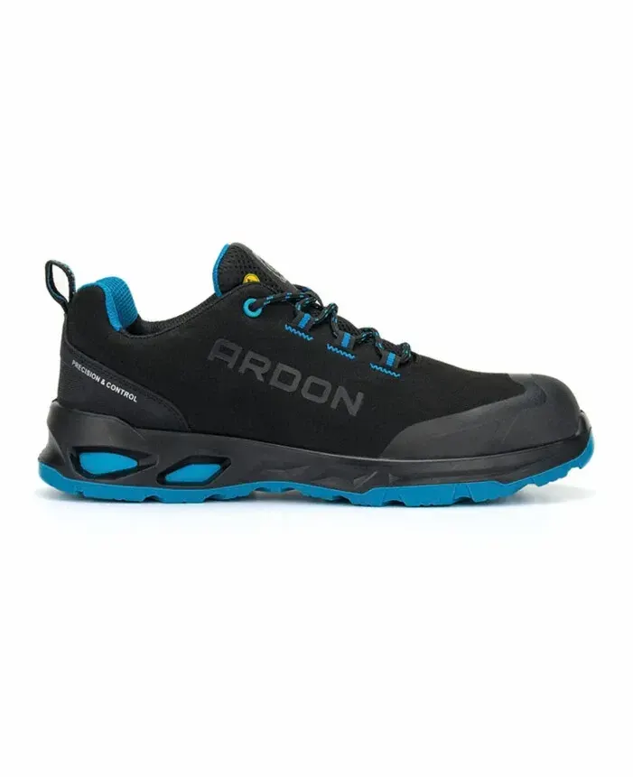Pantofi de lucru fără bombeu, Ardon BRIMIC, ESD FO HRO O2 SR, culoarea negru