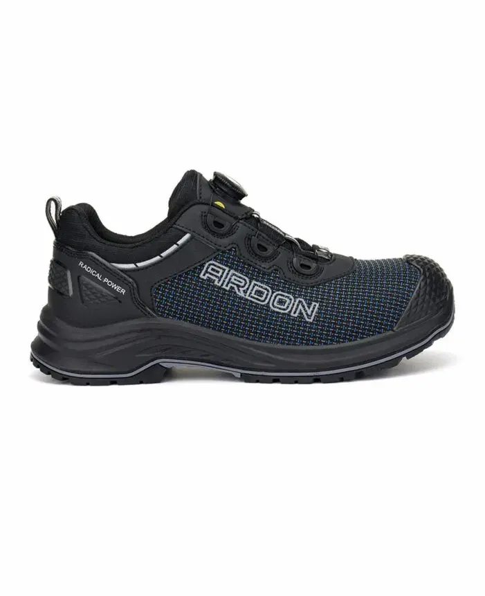 Pantofi de lucru fără bombeu, din textil, Ardon BRICK BLUE O2 CI ESD FO HI HRO SR, culoarea albastru