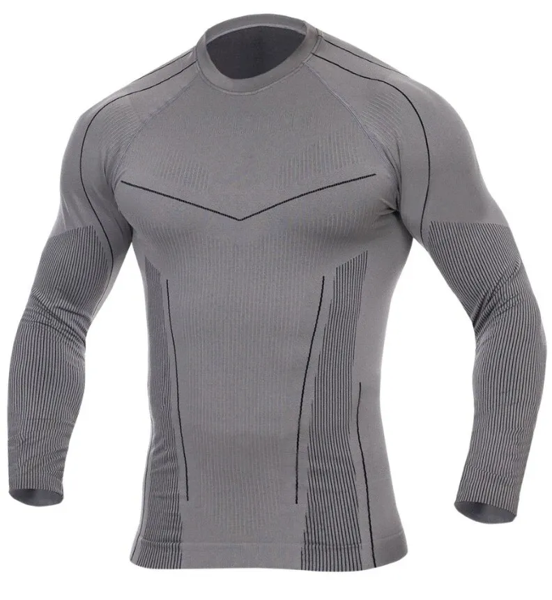 Tricou Ardon BRILANTEX, gri, 60% poliester, 32% nailon, 8% elastan, 210 g/mp