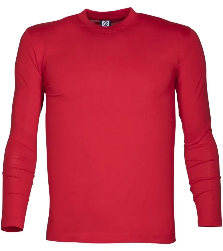 Tricou cu maneca lunga, din bumbac, Ardon CUBA, culoarea rosu