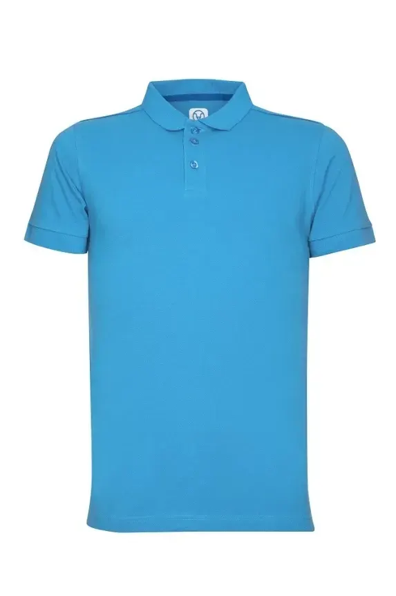 Tricou polo TRENDY, din bumbac, 200 g/mp, Ardon AZURIU, culoarea albastru