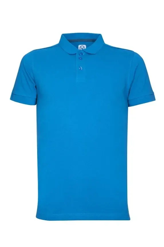 Tricou polo cu maneca scurta Trendy, din bumbac, Ardon, culoarea albastru