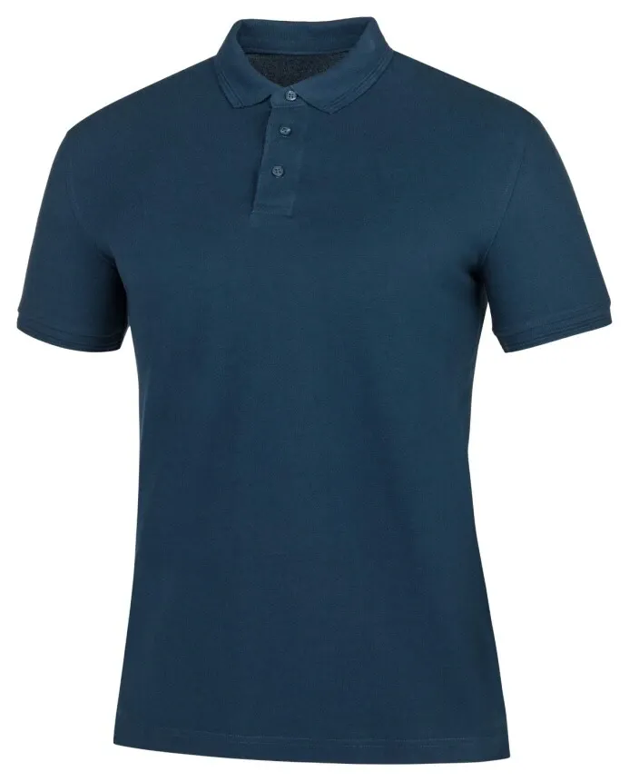 Tricou polo cu maneca scurta ZIDYN - albastru denim