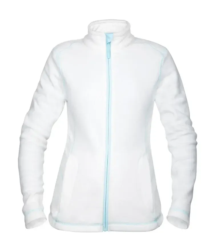 Jachetă fleece de lucru de iarna pentru femei, din poliester, Ardon YVONNE, culoarea alb