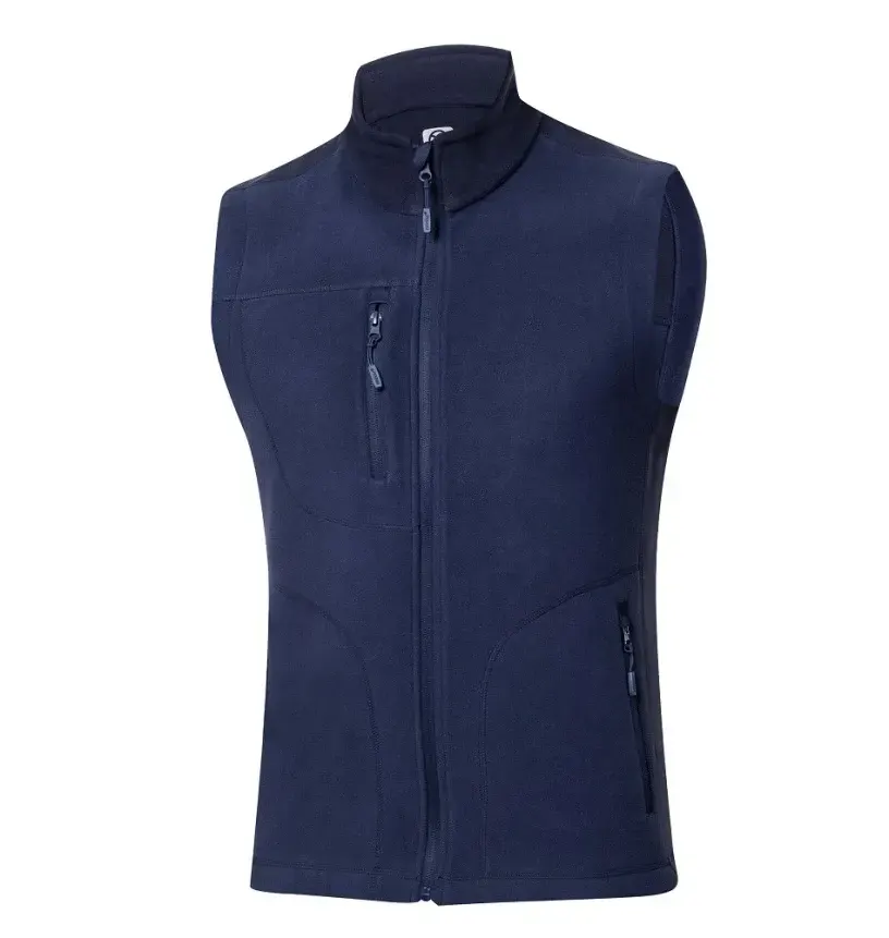 Vestă de lucru de iarnă fleece, din poliester, Ardon MARTIN, culoarea bleumarin