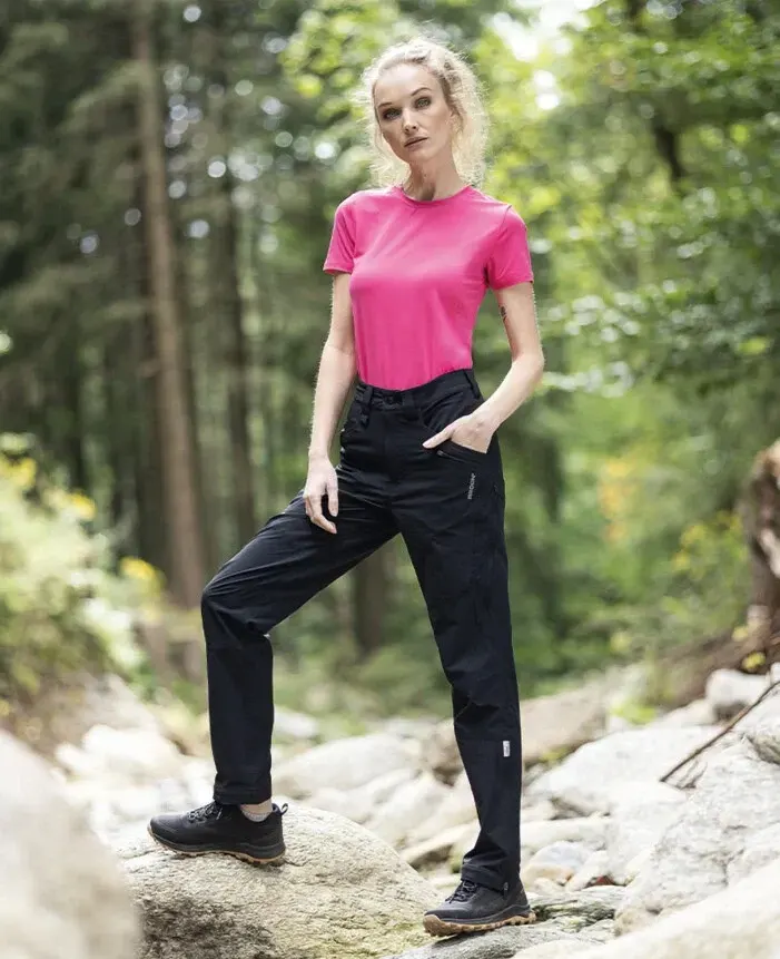 Pantaloni go pentru femei, din elastan și nylon, 170 g/mp, cu elemente reflectorizante, Ardon ULTRITE, culoarea antracit
