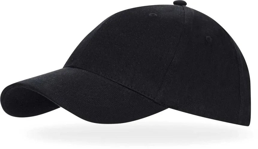 Sapca Ardon UNI 6L, negru, bumbac, 260 g/mp