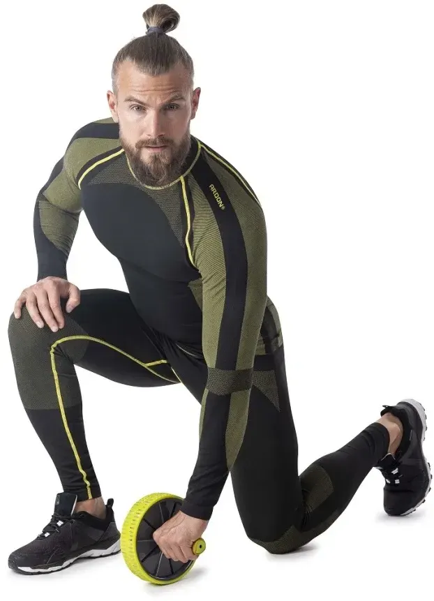 Indispensabili pentru bărbați fara cusaturi, din nylon, poliester și spandex, Ardon AKREC, culoarea galben