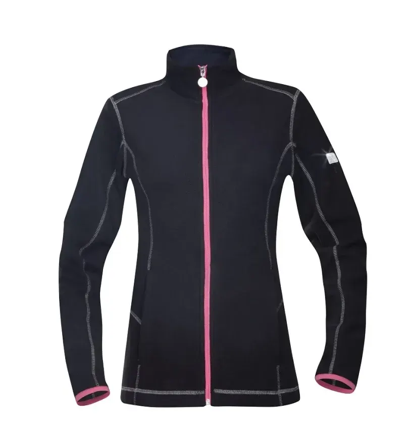 Jachetă fleece de lucru de iarna pentru femei, din poliester, Ardon FLORET, culoarea negru