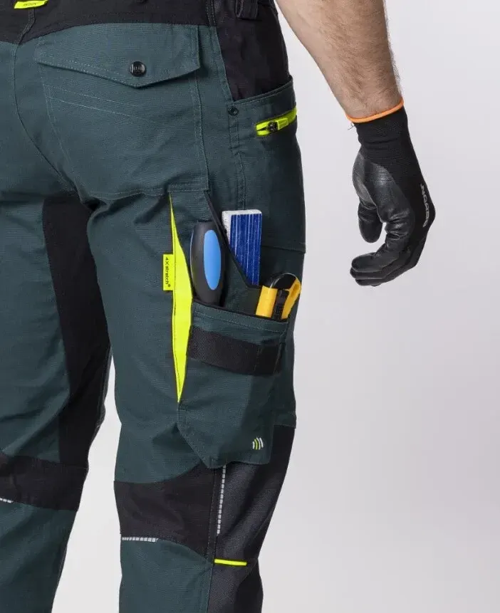 PANTALONI P 4XSTRETCH VERDE-46 - imagine 6