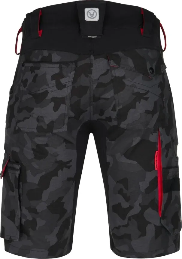 PANTALONI SCURTI CREATRON CAMO NEGRU-46 - imagine 4