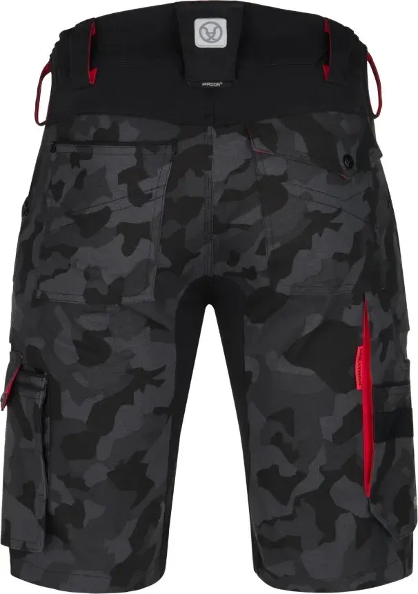 PANTALONI SCURTI CREATRON CAMO NEGRU-46 - imagine 4