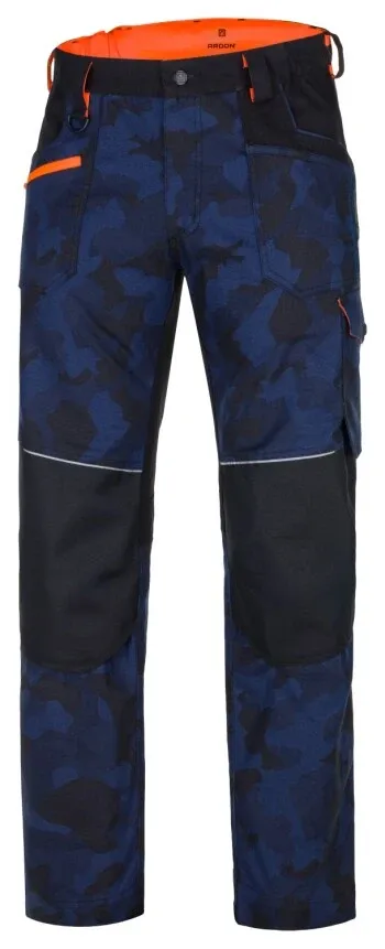 PANTALONI CREATRON CAMO ALBASTRU-46