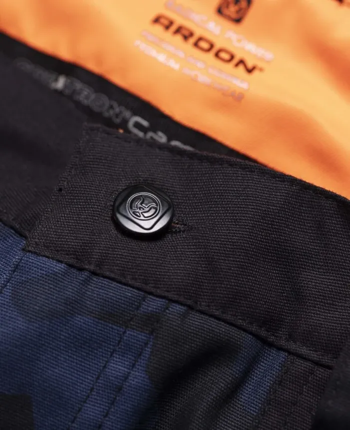 PANTALONI SCURTI CREATRON CAMO ALBASTRU-46 - imagine 3