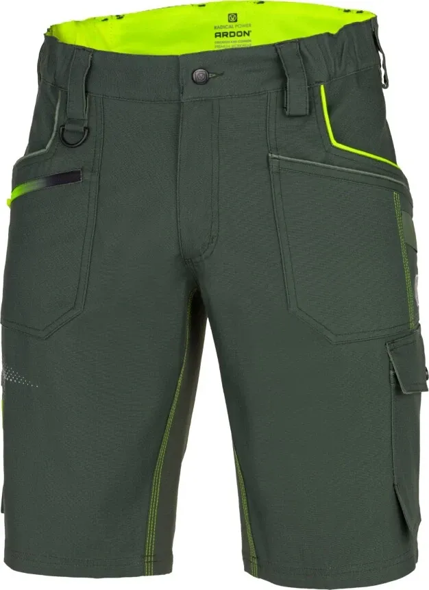 PANTALONI SCURTI CREATRON KAKI-46 - imagine 2