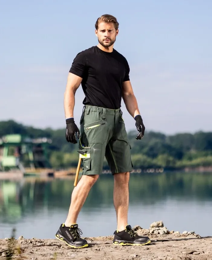 PANTALONI SCURTI CREATRON KAKI-46 - imagine 3