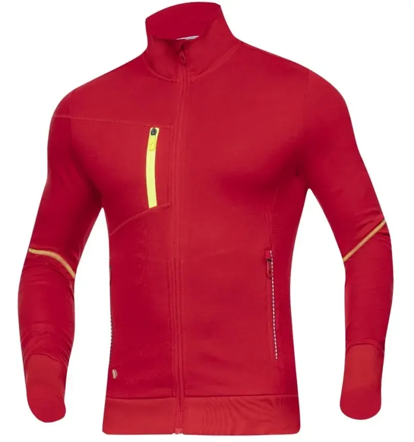 Jachetă, din nylon și spandex, 280 g/mp, cu elemente reflectorizante, Ardon CITYCONIC, culoarea rosu