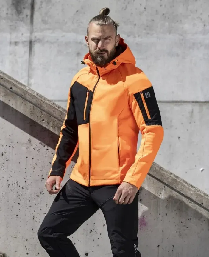 GEACA SOFTSHELL CITYCONIC HI VIS - imagine 1