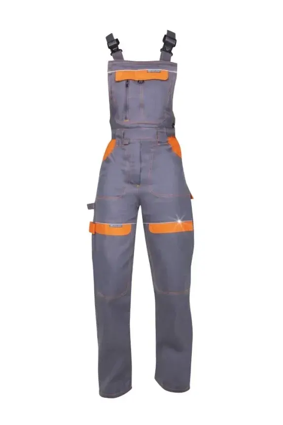 Pantaloni p COOL pentru femei p, din bumbac, 260 g/mp, cu elemente reflectorizante, Ardon TREND, culoarea gri