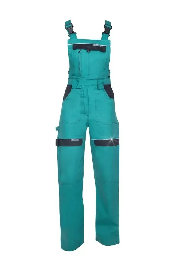 Pantaloni p COOL pentru femei n, din bumbac, 260 g/mp, cu elemente reflectorizante, Ardon TREND, culoarea verde