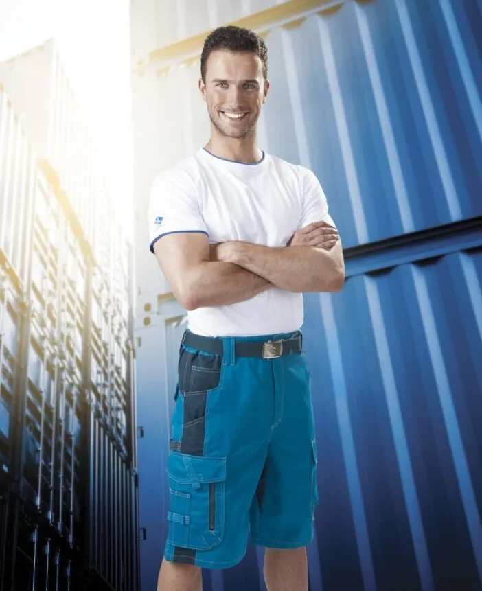 Pantaloni scurti de lucru VISION - albastru/gri