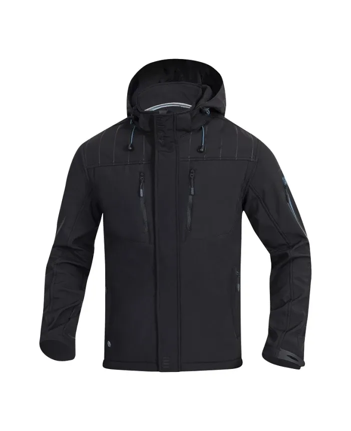 Jacheta de lucru softshell 4TECH - negru
