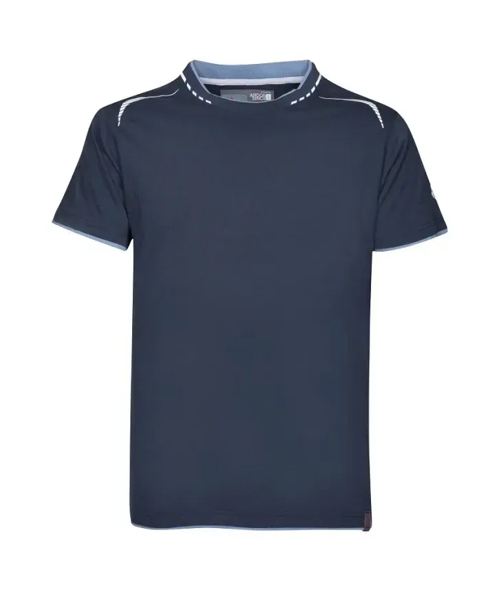 Tricou cu maneca scurta, din bumbac, 200 gr/mp, cu elemente reflectorizante, Ardon R8ED, culoarea bleumarin