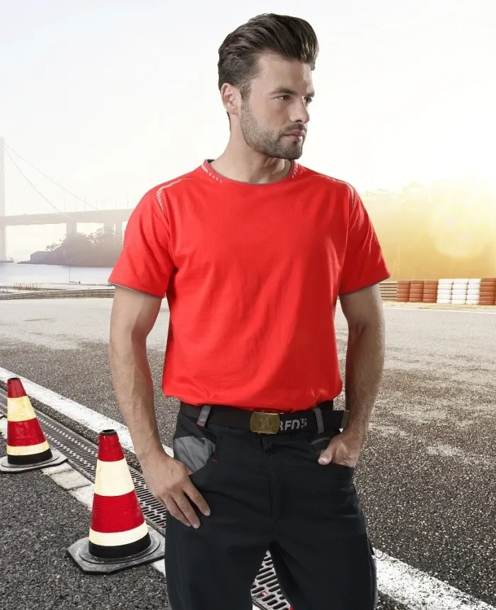 Tricou cu maneca scurta bbc 200 gr/mp R8ED - rosu