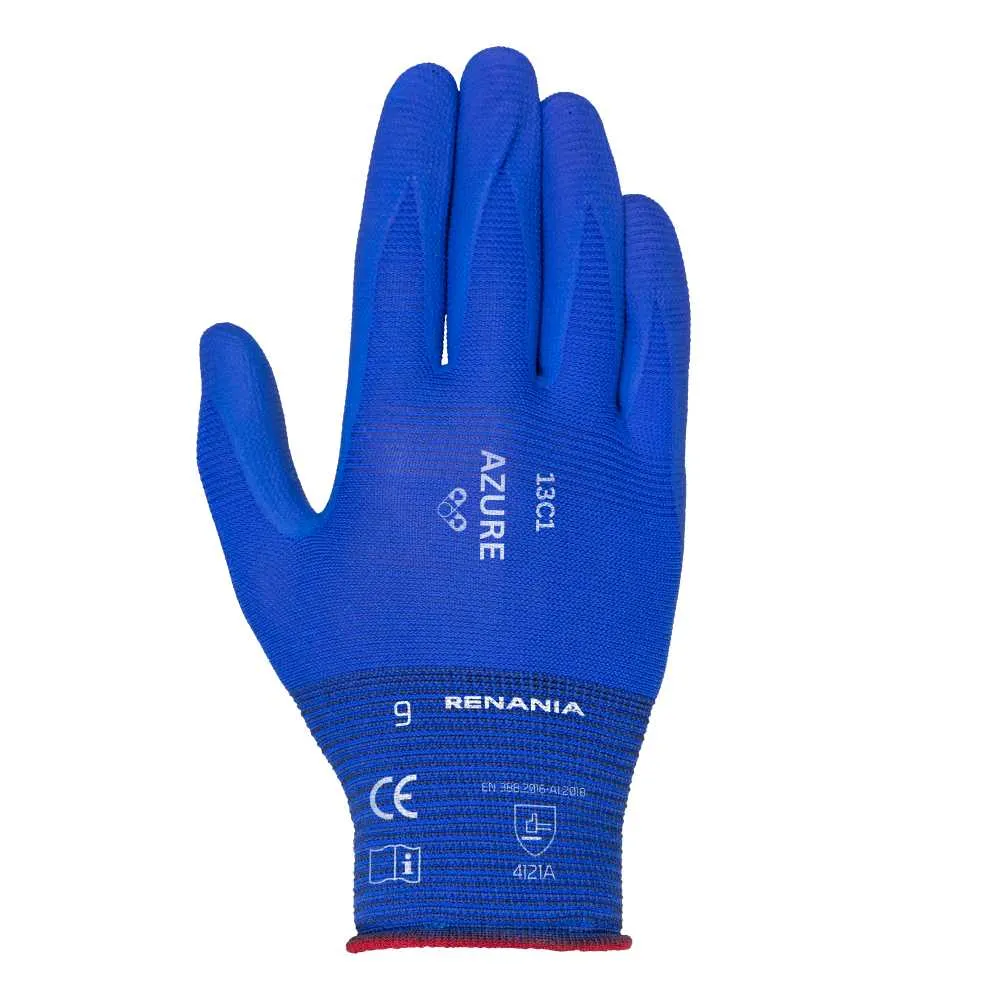 Manusi protectie mecanica Azure, categoria II, RENANIA, art. 13C1 - imagine 3