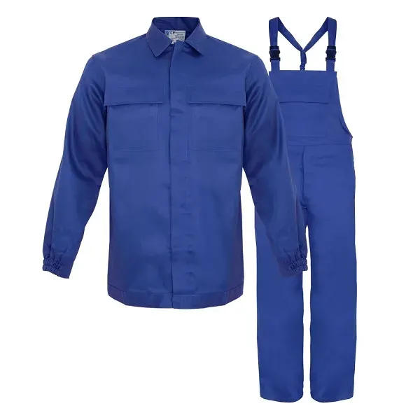 Costum Salopeta de protectie multinorm Arco, din aramida, bumbac, poliester și sintetic, cu elemente reflectorizante, căptușit, Renania, culoarea albastru royal