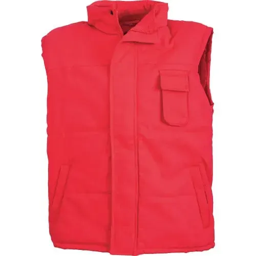 Vestă vatuita protectie riscuri minime iarna Maya, din bumbac, Renania, culoarea albastru