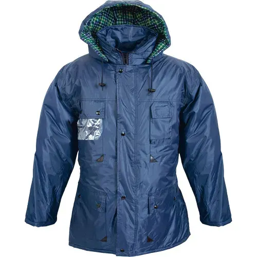 Scurtă de protectie riscuri minime iarna Atlas, din nylon, Renania, culoarea bleumarin