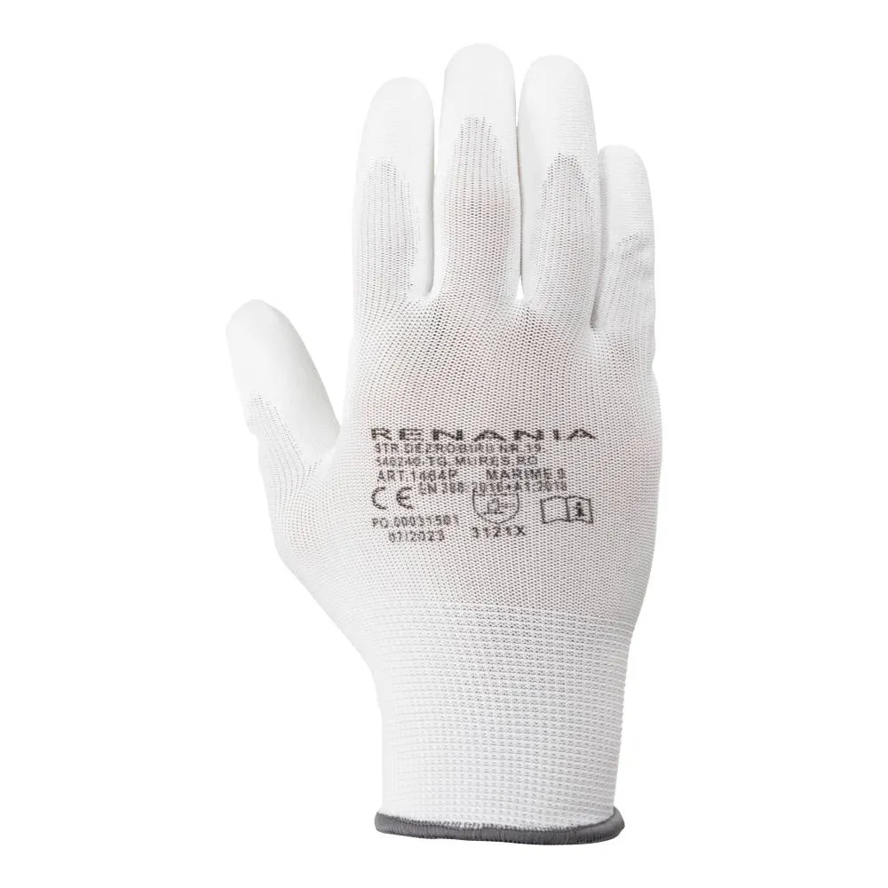 Manusi de protectie mecanica Sensor White categoria II, Renania, art.1C99 - imagine 2