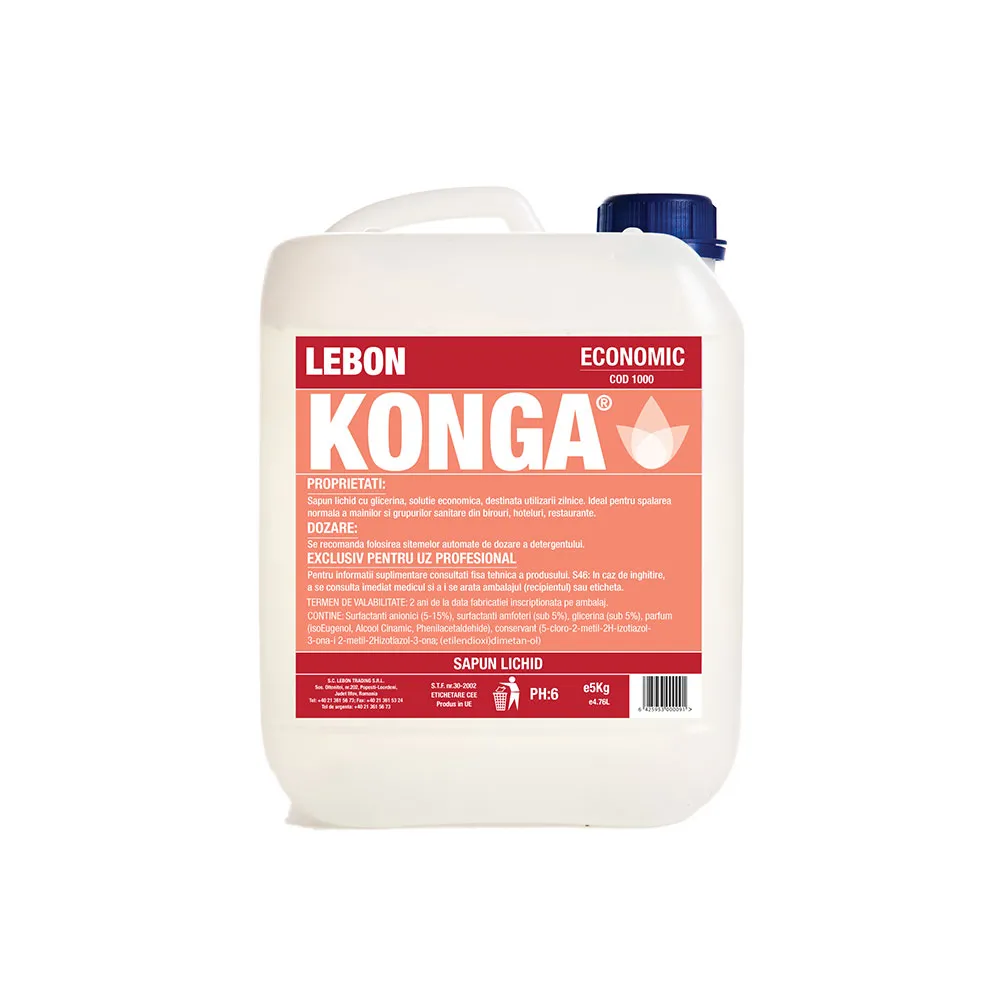 Sapun lichid economic Konga 1000, 5l, art.1F47 - imagine 1