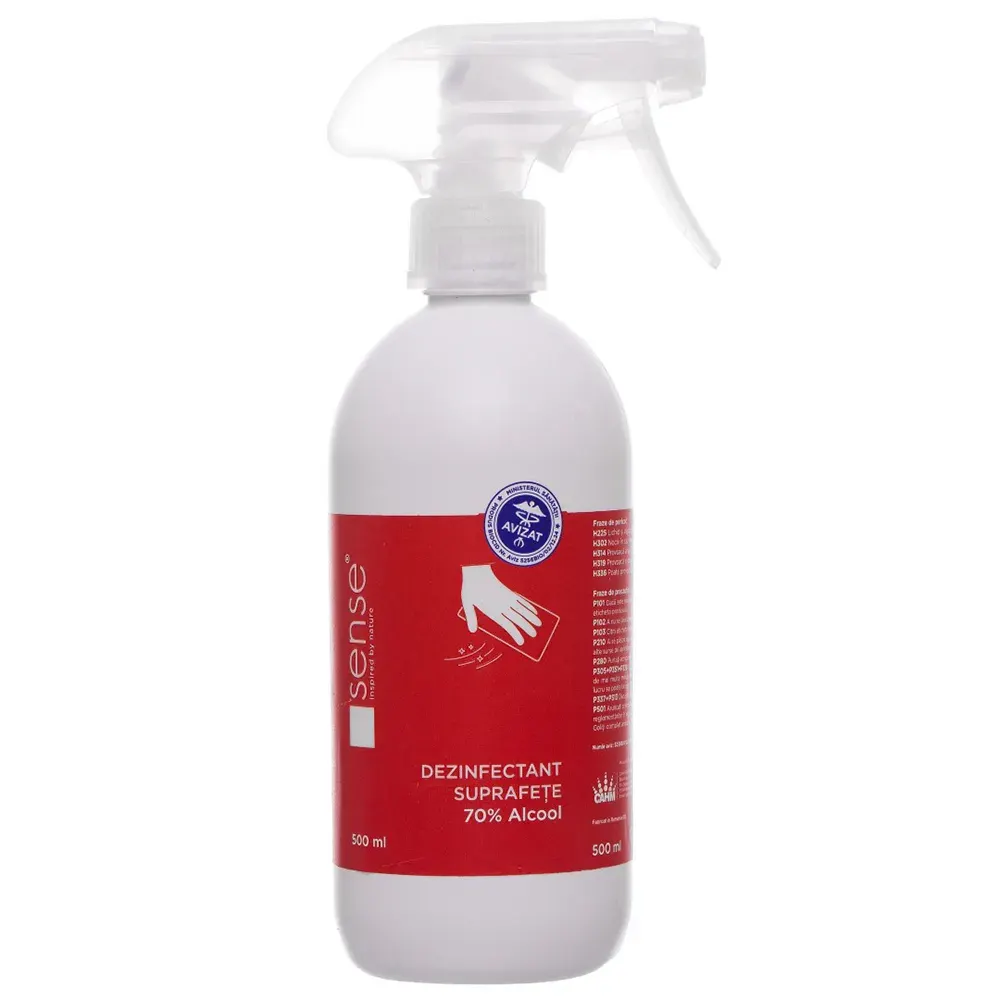 Dezinfectant pentru suprafete 500 ml, Sense, art.1f86 - imagine 1