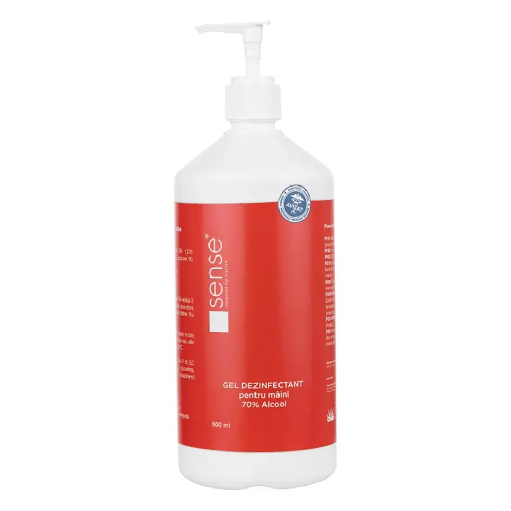 Dezinfectant gel pentru maini 60% alcool Sense, art.1f88 - imagine 2