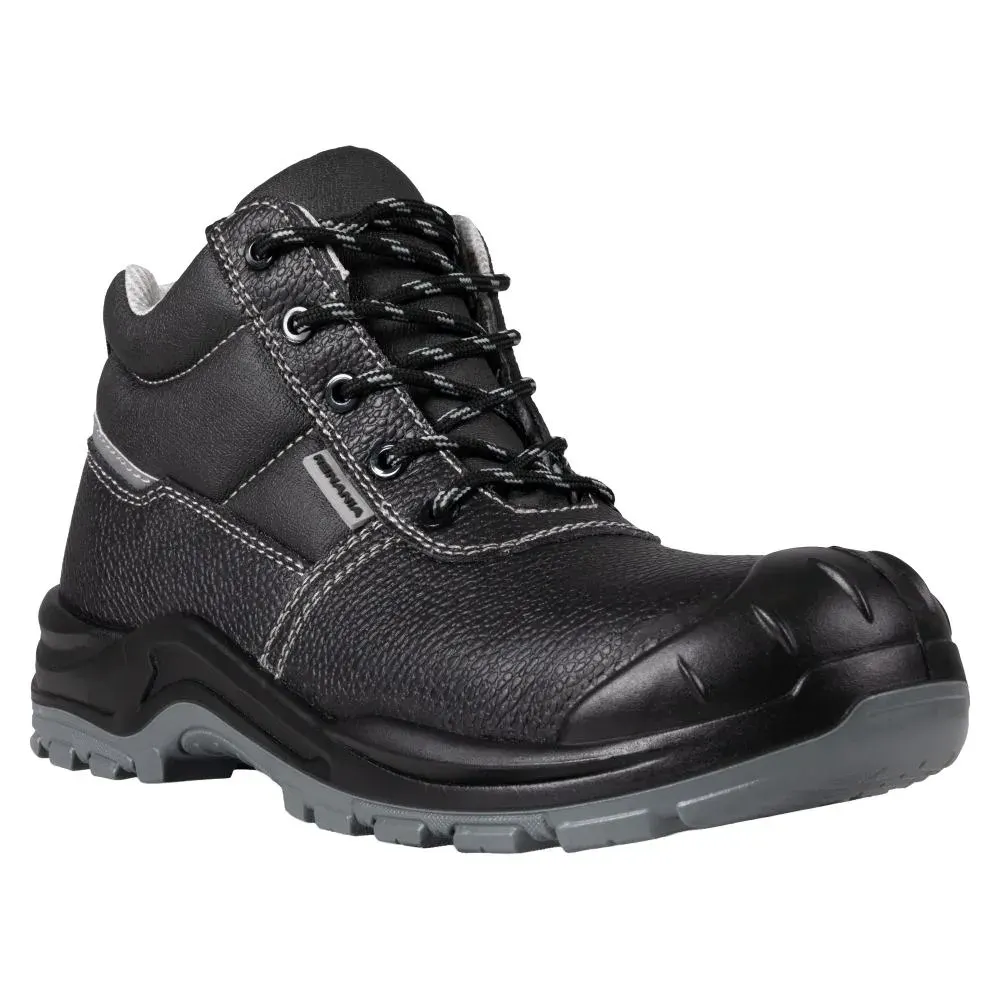 Bocanci de protecție cu bombeu compozit, Renania NEW YANKEE, FO S2 SR, culoarea negru