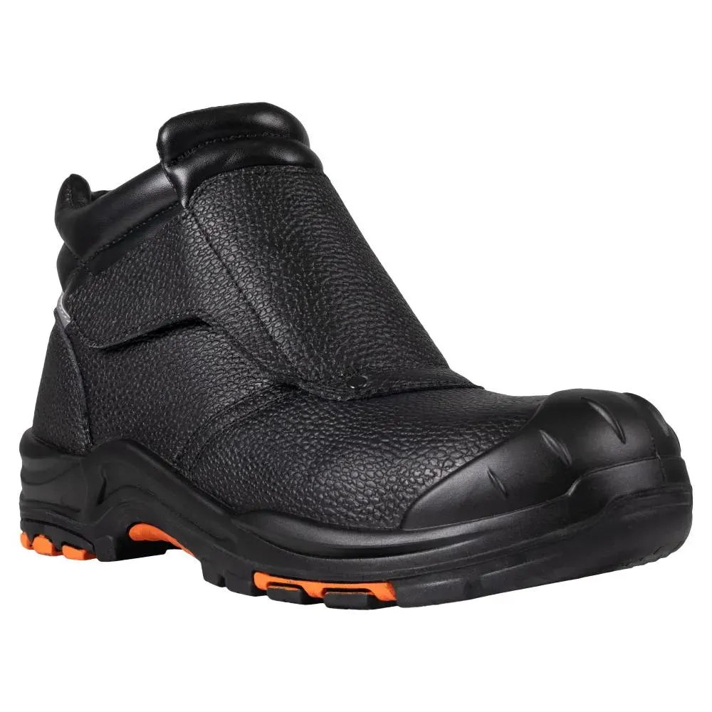 Bocanci de protecție cu bombeu compozit și lamelă, Renania NEW WELDSTAR, FO HRO S3S SR, culoarea negru