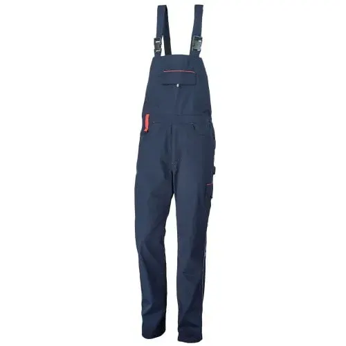 Pantaloni de protectie riscuri minime Andura, din bumbac și poliester, Renania, culoarea bleumarin