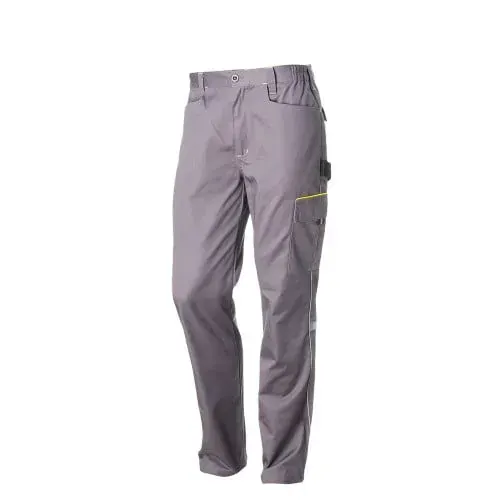 Pantaloni de protectie standard riscuri minime Andura, din bumbac și poliester, Renania, culoarea gri