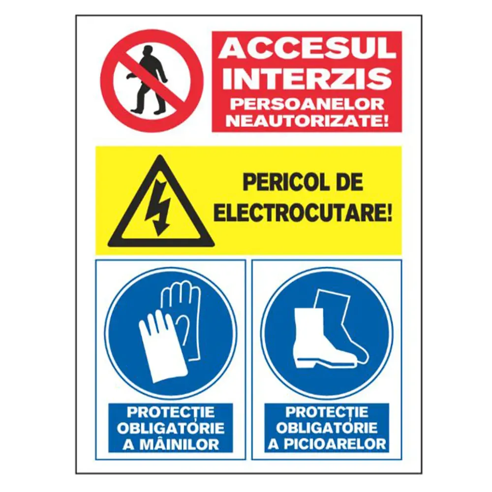 Echipament de semnalizare lucrări Renania Tablite A3-64